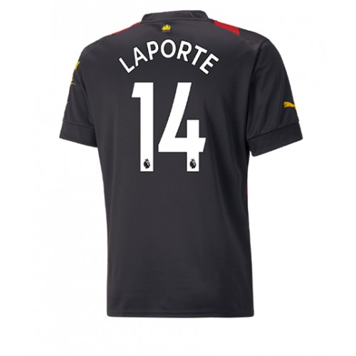 Fotbalové Dres Manchester City Aymeric Laporte #14 Venkovní 2022-23 Krátký Rukáv